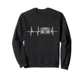 Oldschool Hip Hop Music Heartbeat Sweatshirt - Trendy Graphic Unisex - T-Shirt, Sweatshirt, Hoodie