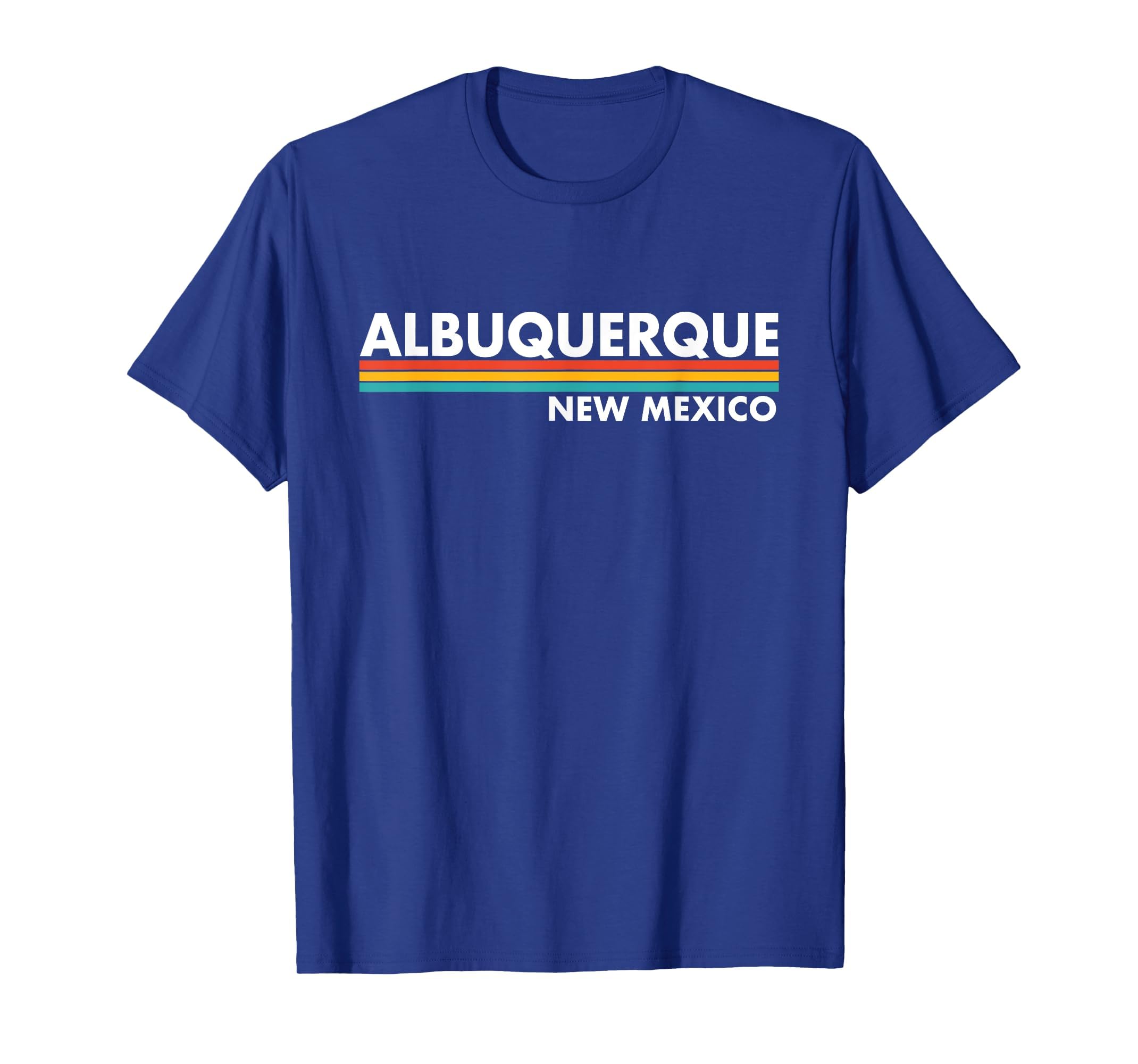Albuquerque New Mexico Stripes T-Shirt - Streetwear Style for Adults - T-Shirt, Sweatshirt, Hoodie