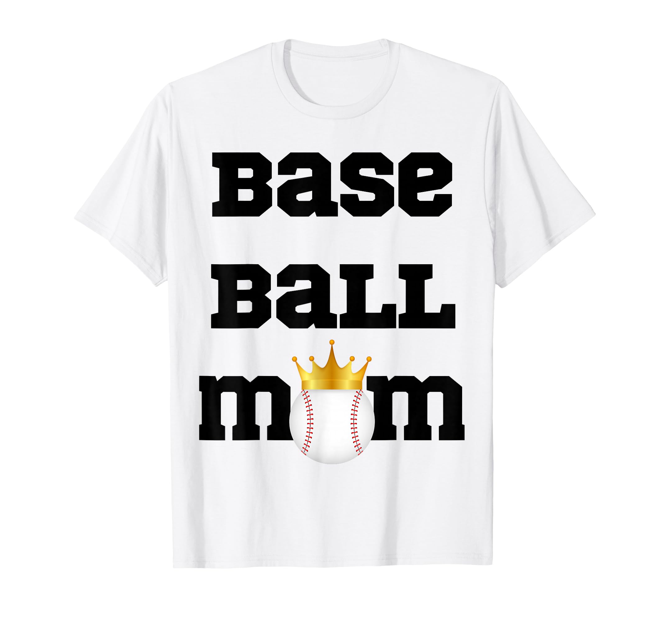 Baseball Mom Sports Mother Funny T-Shirt - Minimalist Print Men Women - T-Shirt, Sweatshirt, Hoodie