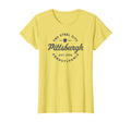 Pittsburgh Circle Logo Throwback T-Shirt - Aesthetic Graphic Men Women - T-Shirt, Sweatshirt, Hoodie