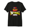 Funny I Love Hot Softball Moms T-Shirt - Casual Everyday Wear for Adults - T-Shirt, Sweatshirt, Hoodie