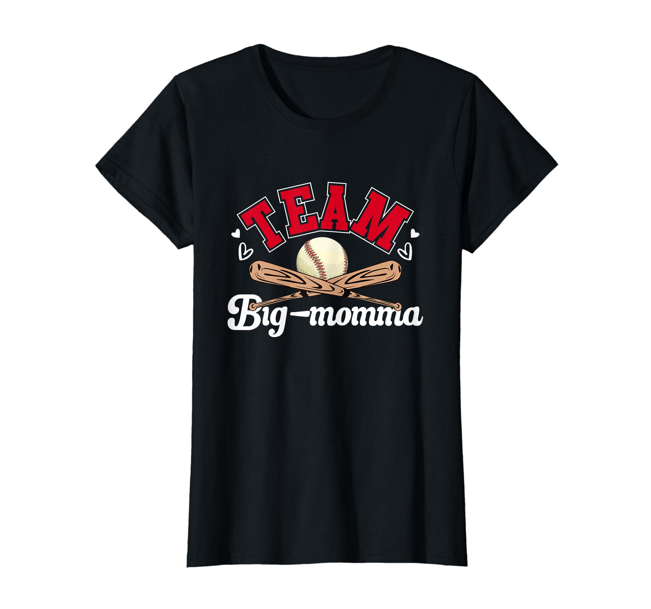 Team Big Momma Mothers Day Baseball T-Shirt - Graphic Print Men Women - T-Shirt, Sweatshirt, Hoodie