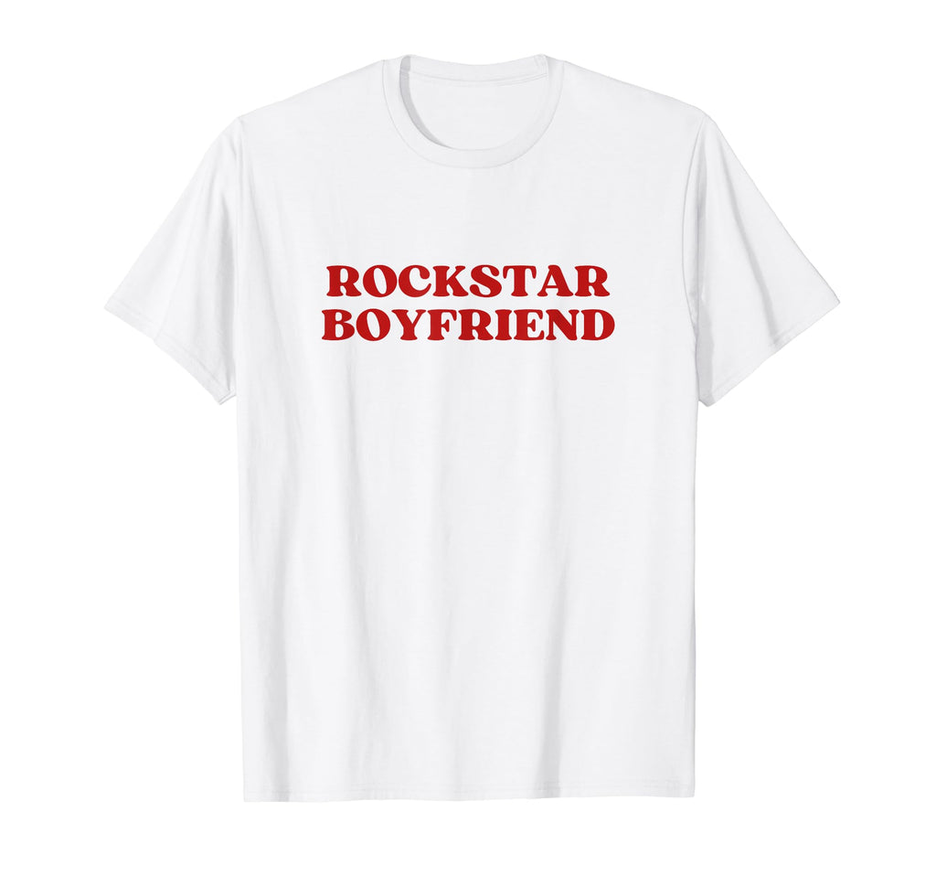 Rockstar Boyfriend Y2K Aesthetic T-Shirt - Trendy Graphic for Adults - T-Shirt, Sweatshirt, Hoodie