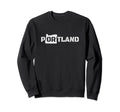 Portland Oregon Across Chest Sweatshirt - Streetwear Style Men Women - T-Shirt, Sweatshirt, Hoodie