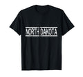 North Dakota Nd Distressed T-Shirt - Fun Novelty Design Men Women - T-Shirt, Sweatshirt, Hoodie