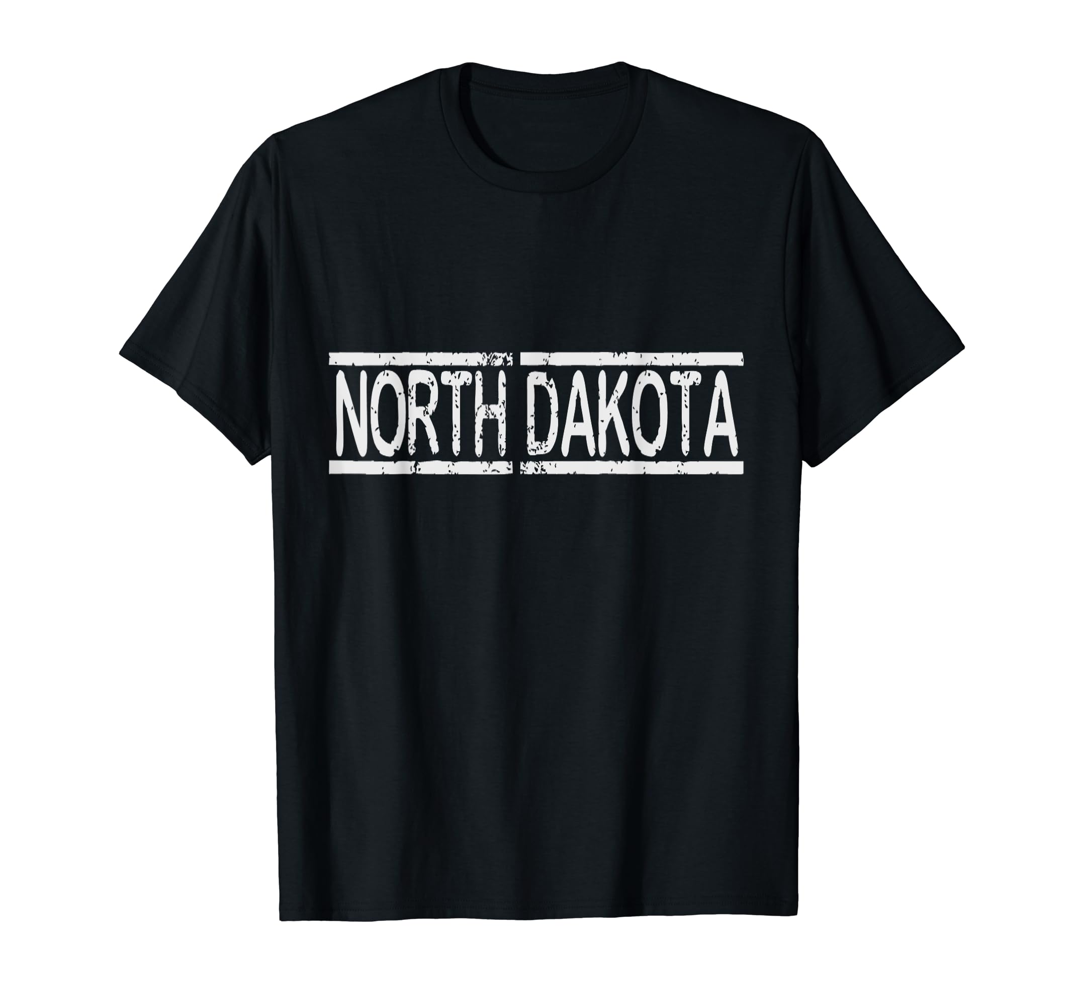 North Dakota Nd Distressed T-Shirt - Fun Novelty Design Men Women - T-Shirt, Sweatshirt, Hoodie