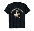 Outnumbered Baseball Goose Mothers Day T-Shirt - Unique Graphic Unisex - T-Shirt, Sweatshirt, Hoodie