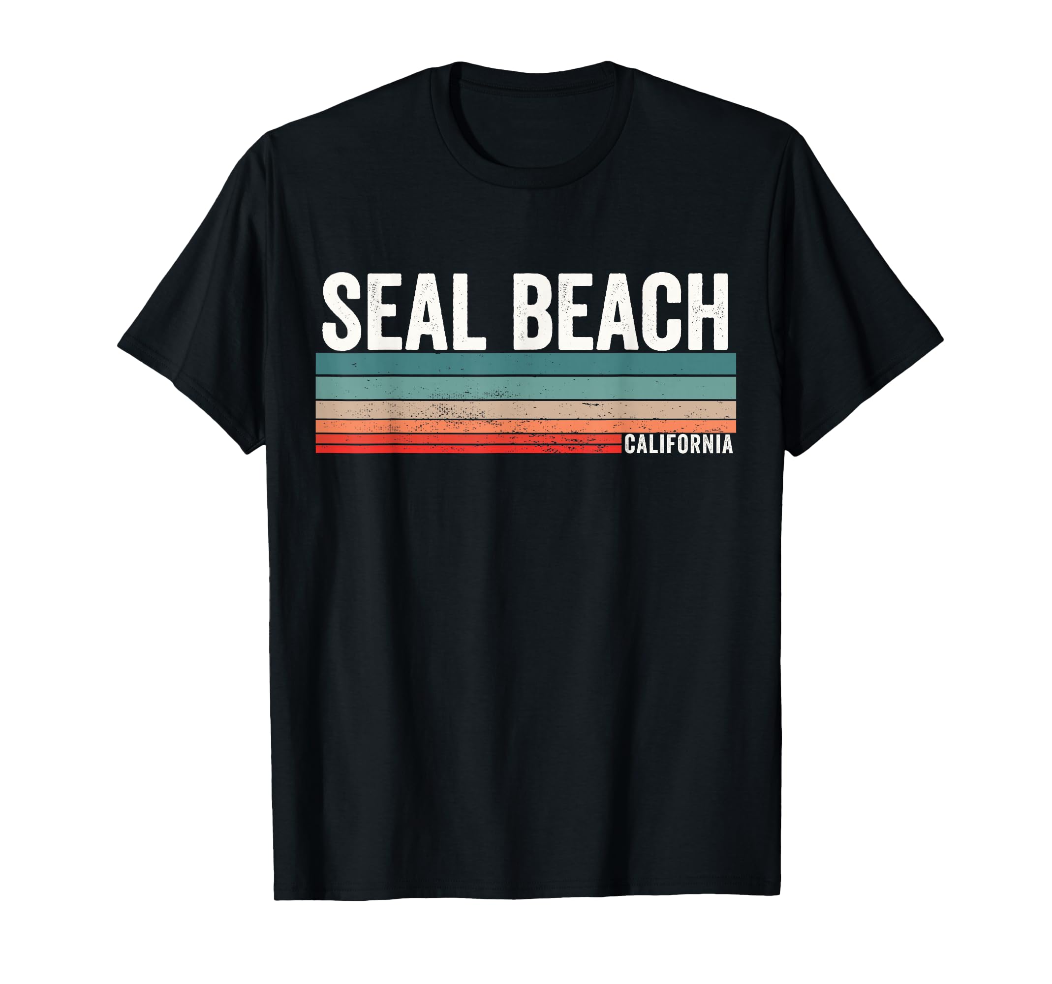 Seal Beach Sunset Seal Beach Ca T-Shirt - Fun Novelty Design for Adults - T-Shirt, Sweatshirt, Hoodie