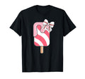 Funny Baseball Bow Ice Cream Mom Mama T-Shirt - Fun Novelty Design Unisex - T-Shirt, Sweatshirt, Hoodie