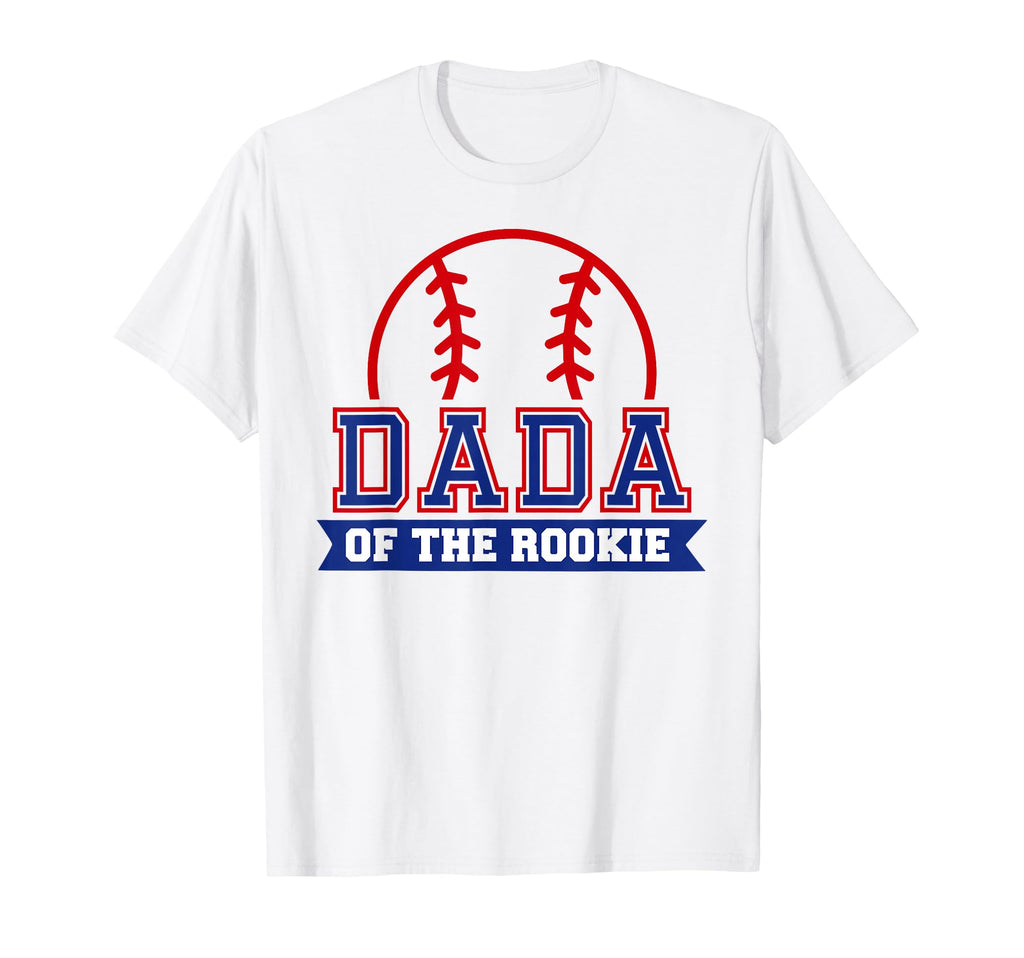 Dada Rookie 1St Birthday Baseball Theme T-Shirt - Unique Graphic Men Women - T-Shirt, Sweatshirt, Hoodie