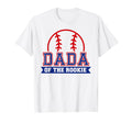 Dada Rookie 1St Birthday Baseball Theme T-Shirt - Unique Graphic Men Women - T-Shirt, Sweatshirt, Hoodie