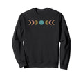 Boho Moon Phases Celestial Sweatshirt - Casual Everyday Wear for Adults - T-Shirt, Sweatshirt, Hoodie