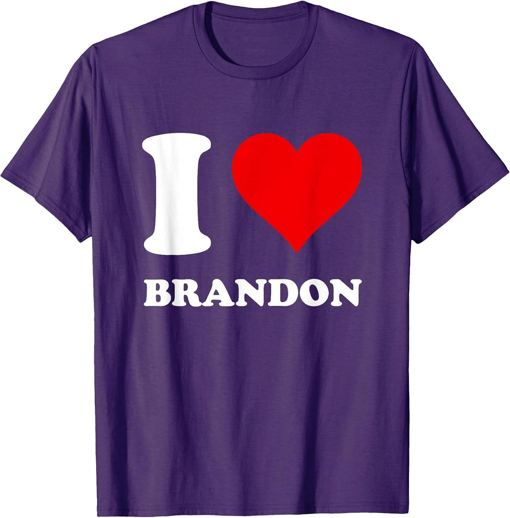 I Heart Brandon - Adult & Kids T-Shirts, Sweatshirts & Hoodies apparel design preview 1