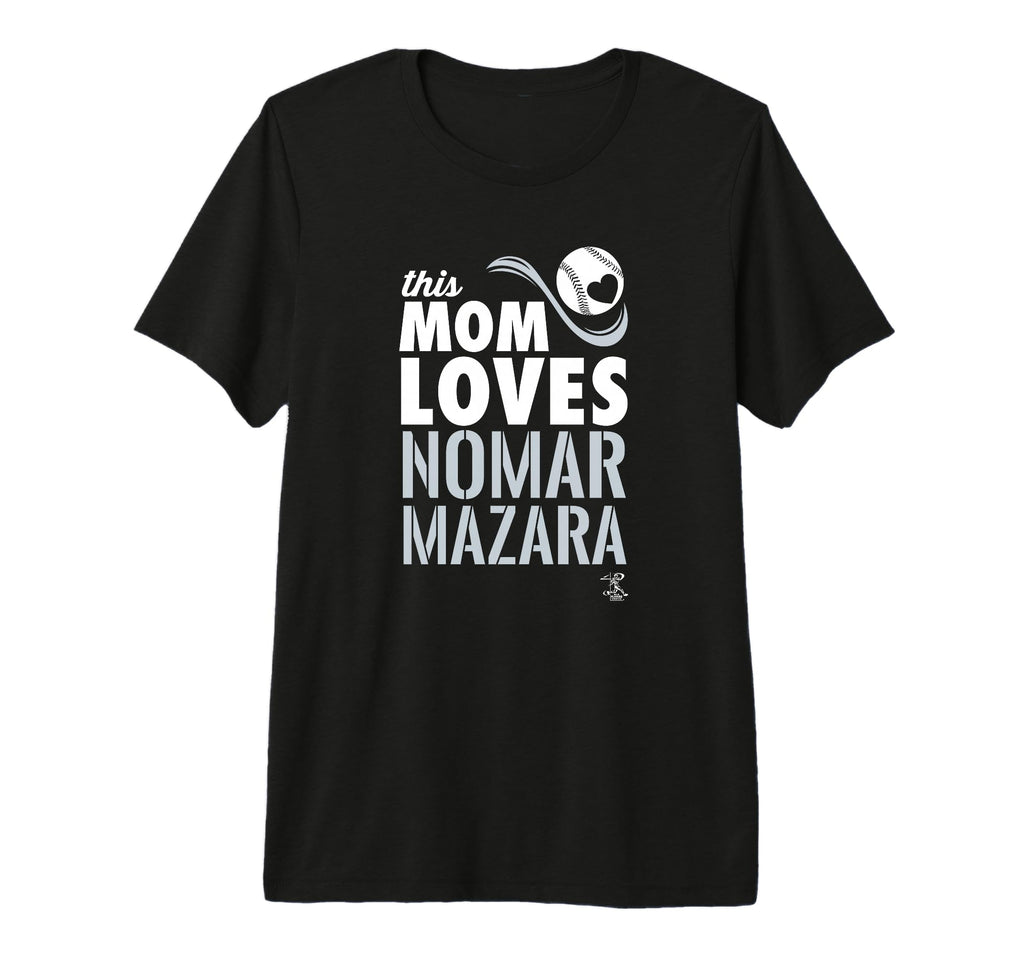 Nomar Mazara This Mom Loves Tri Blend T-Shirt - Unique Graphic Men Women - T-Shirt, Sweatshirt, Hoodie