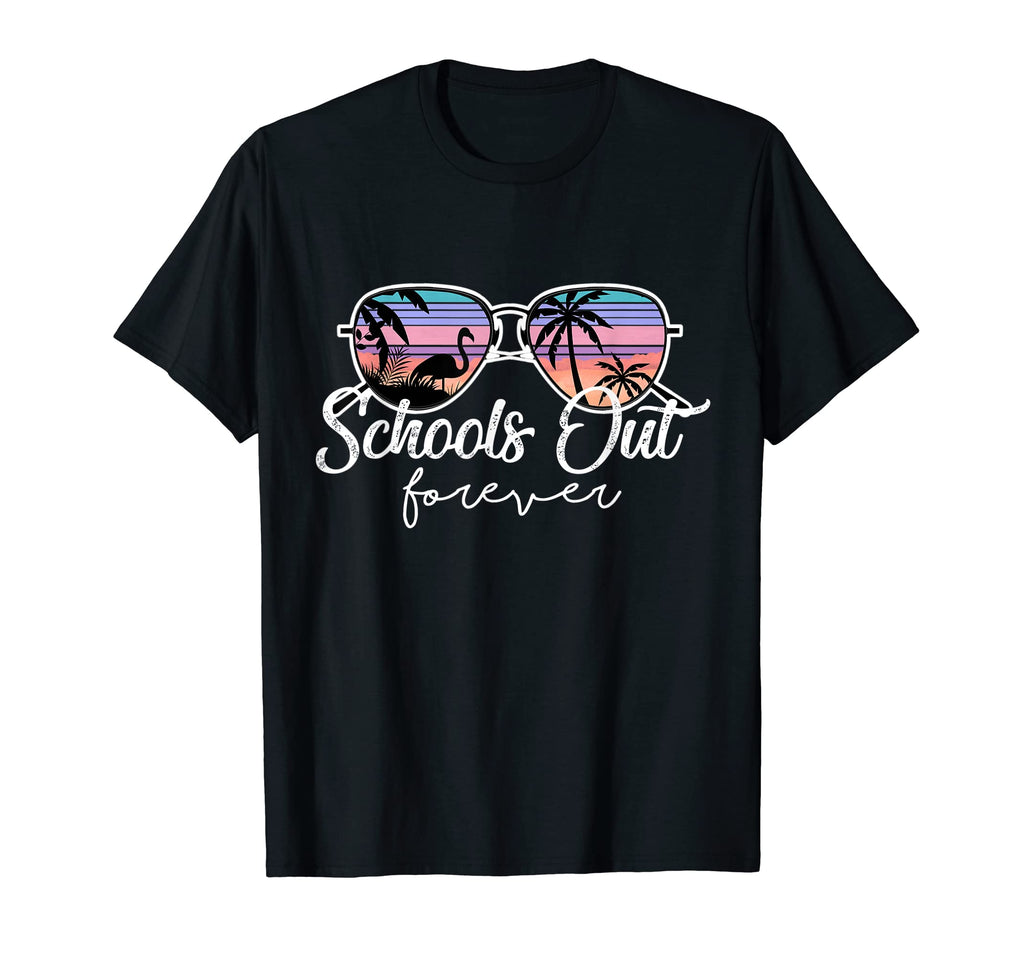 Schools Out Forever Sunset Vacation T-Shirt - Fun Novelty Design Unisex - T-Shirt, Sweatshirt, Hoodie
