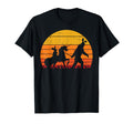 Bigfoot Unicorn Easter Bunny Sunset T-Shirt - Minimalist Print Unisex - T-Shirt, Sweatshirt, Hoodie