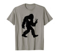 Fun Bigfoot Hippie Sasquatch Peace Love T-Shirt - Fun Novelty Design Unisex - T-Shirt, Sweatshirt, Hoodie