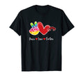 Red Plaid Buffalo Tartan Peace Love T-Shirt - Trendy Graphic Men Women - T-Shirt, Sweatshirt, Hoodie