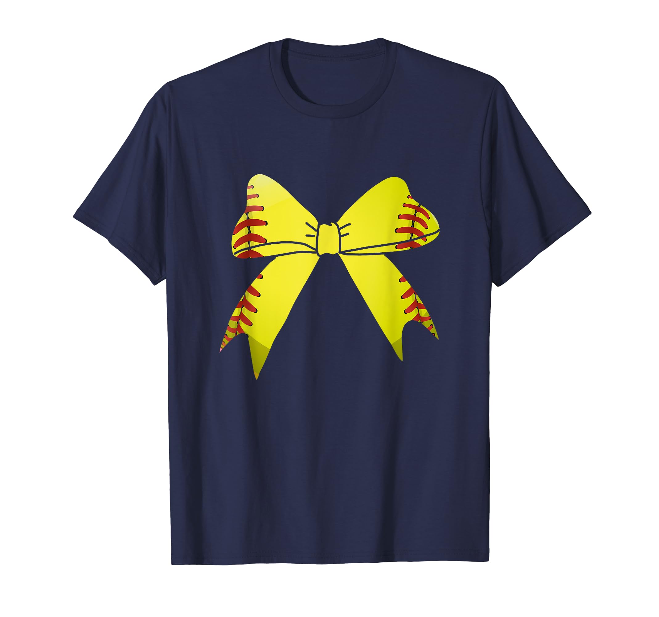 Baseball Bow Baseball Mom Mothers Day T-Shirt - Minimalist Print Unisex - T-Shirt, Sweatshirt, Hoodie