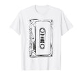 Love Mixtape 80S Blank Cassette Tape Gift T-Shirt - Novelty Apparel Unisex - T-Shirt, Sweatshirt, Hoodie