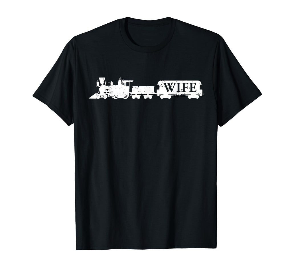 Railroad Wife Train Conductor Railroad T-Shirt - Unique Graphic Unisex - T-Shirt, Sweatshirt, Hoodie