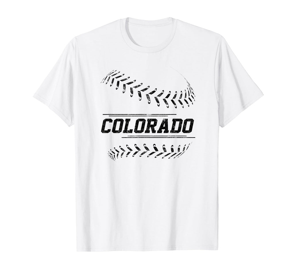 Colorado Baseball State Pride Team T-Shirt - Minimalist Print for Adults - T-Shirt, Sweatshirt, Hoodie