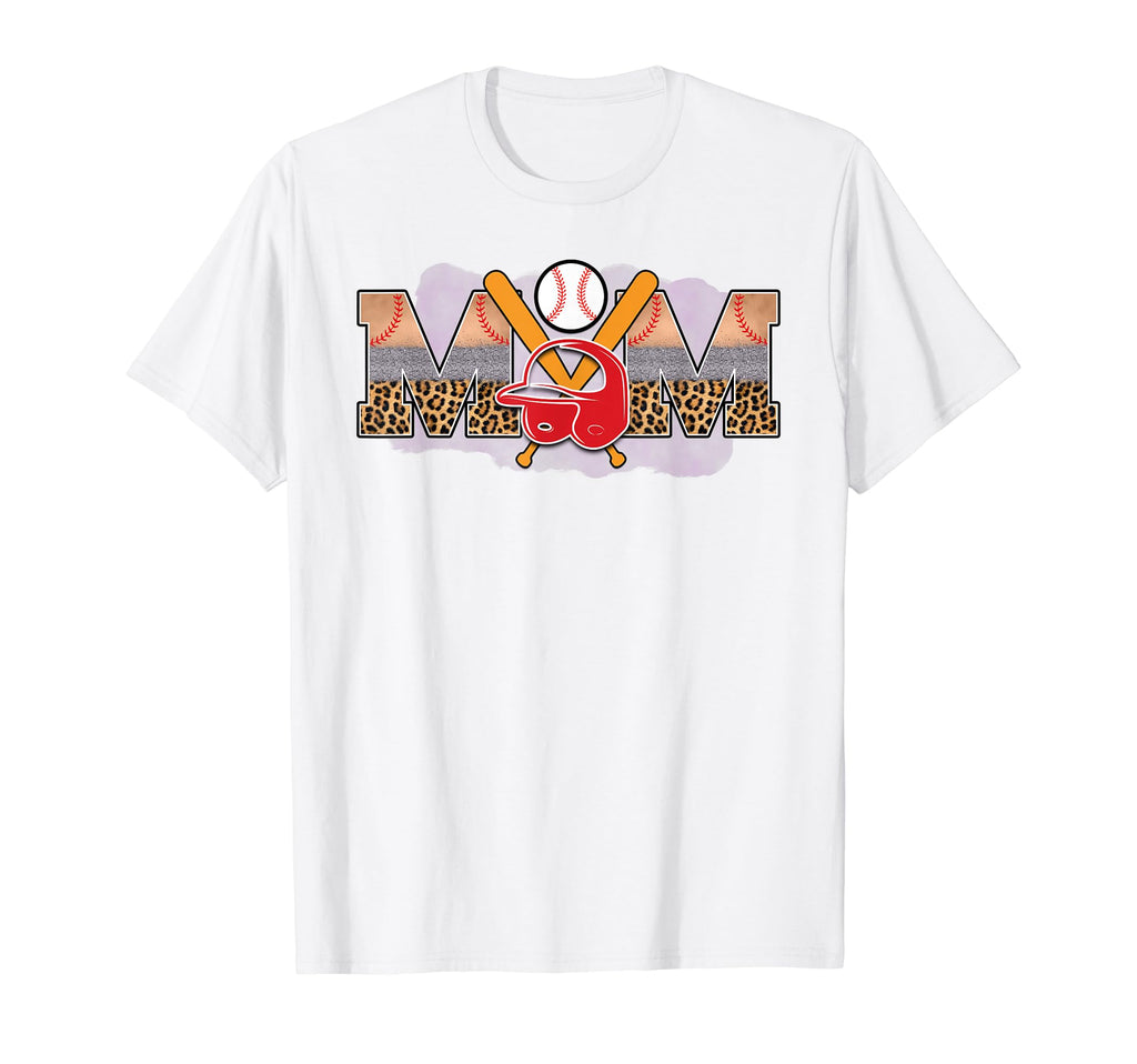 Baseball Vibes Is Baseball Mom Is Proud T-Shirt - Custom Art Print Unisex - T-Shirt, Sweatshirt, Hoodie