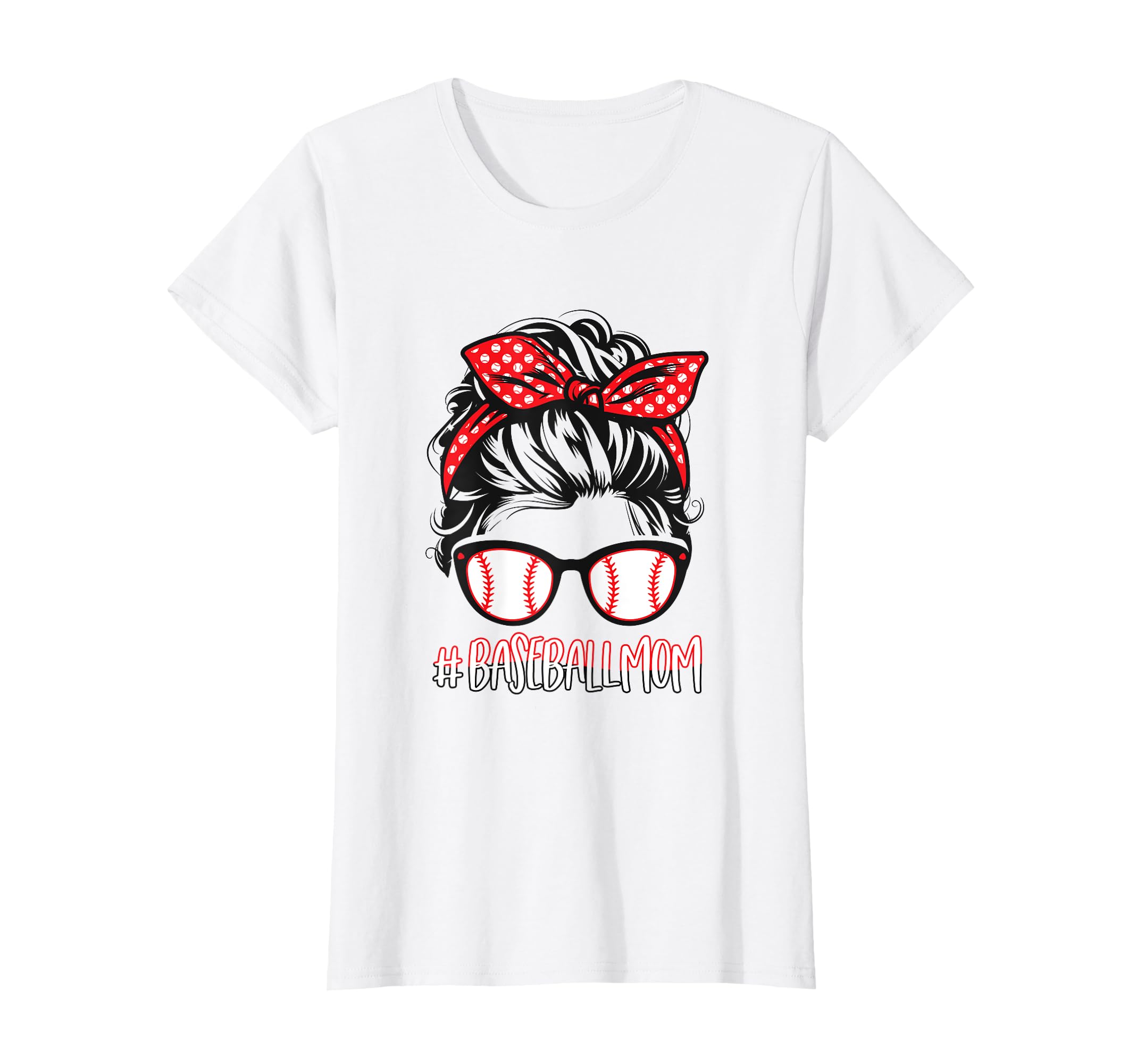 Baseball Player Mom Baseball Lover T-Shirt - Custom Art Print Men Women - T-Shirt, Sweatshirt, Hoodie