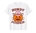 Howdy Pumpkin Autumn Western Halloween T-Shirt - Novelty Apparel Unisex - T-Shirt, Sweatshirt, Hoodie