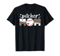 Baseball Pitcher Mom Leopard Mom T-Shirt - Trendy Graphic Men Women - T-Shirt, Sweatshirt, Hoodie
