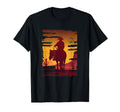 Saddle Western Cowboy Western Sunset T-Shirt - Graphic Print Men Women - T-Shirt, Sweatshirt, Hoodie