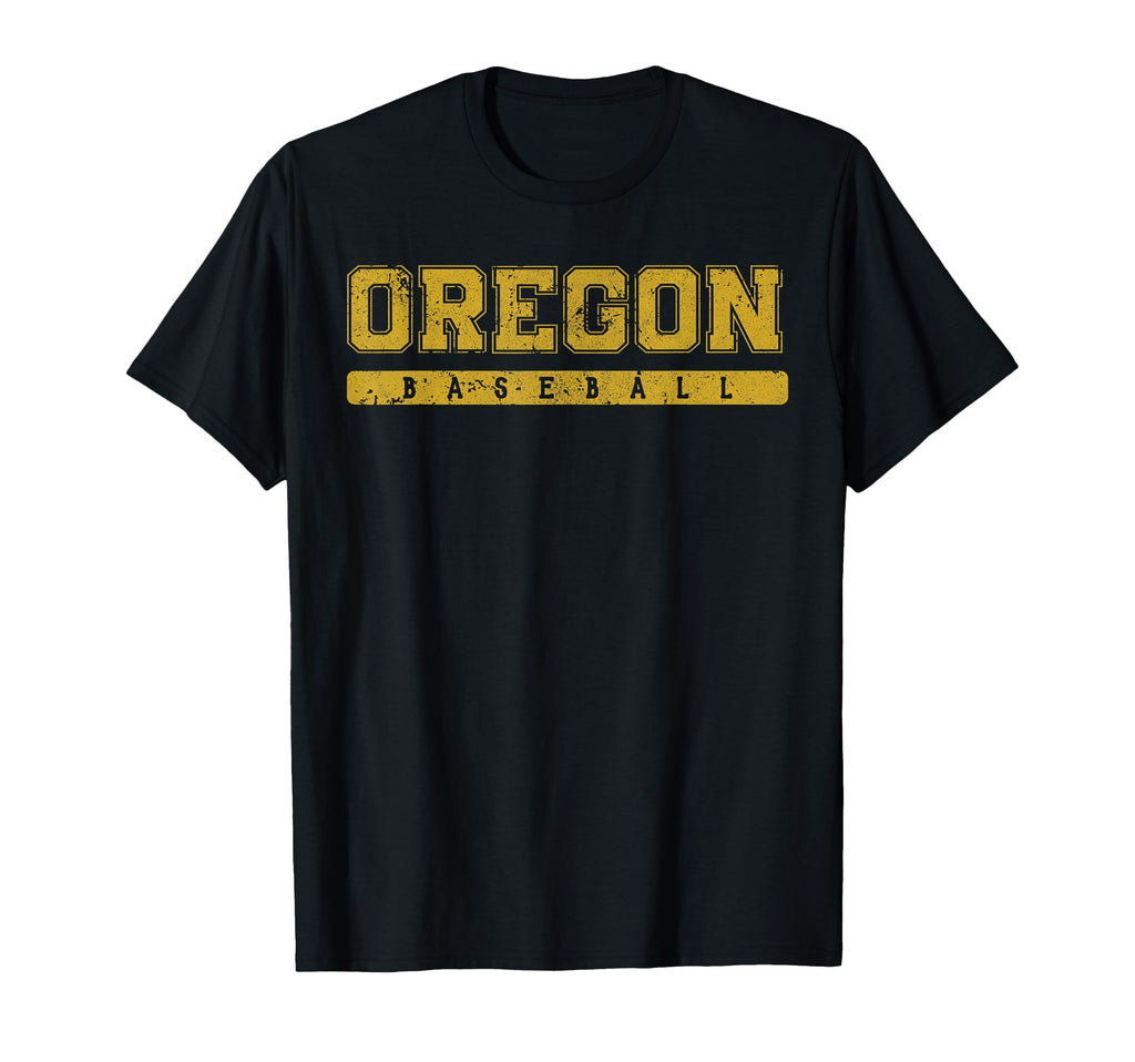 Oregon Baseball Tees Tanks Tops Sweatshirt - Unique Graphic Unisex - T-Shirt, Sweatshirt, Hoodie