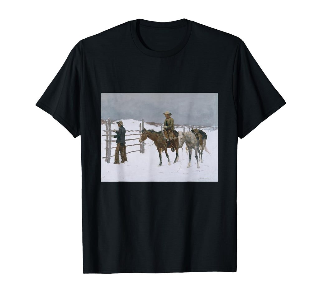 Frederic Remingtons Fall Cowboy T-Shirt - Aesthetic Graphic Men Women - T-Shirt, Sweatshirt, Hoodie