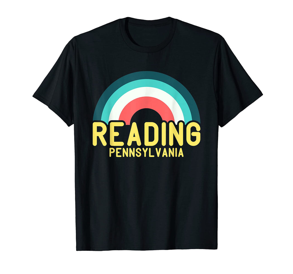 Reading Pennsylvania Rainbow T-Shirt - Fun Novelty Design Unisex - T-Shirt, Sweatshirt, Hoodie