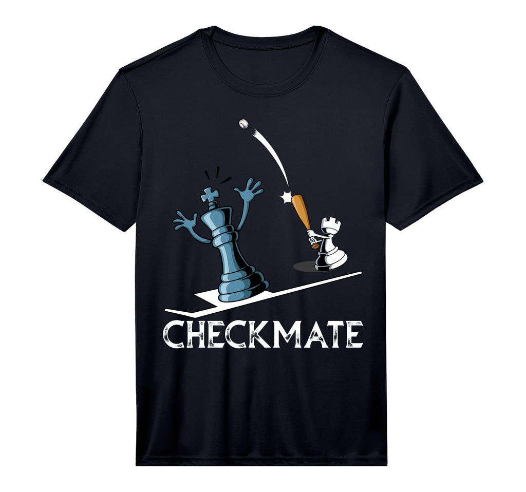 Baseball Checkmate Chess Performance T-Shirt - Aesthetic Graphic Men Women - T-Shirt, Sweatshirt, Hoodie