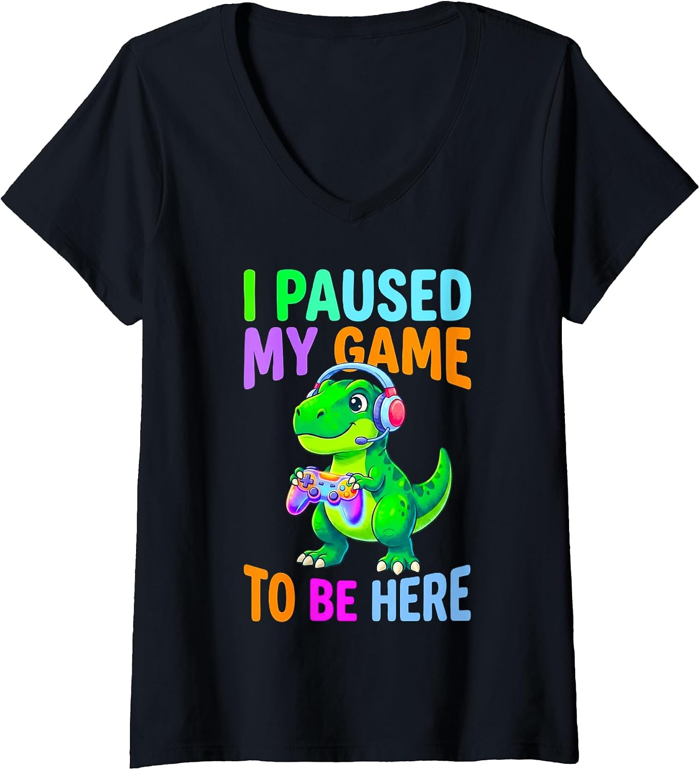 Gaming Dino Kids Men Merch - Adult & Kids T-Shirts, Sweatshirts & Hoodies apparel design preview 1