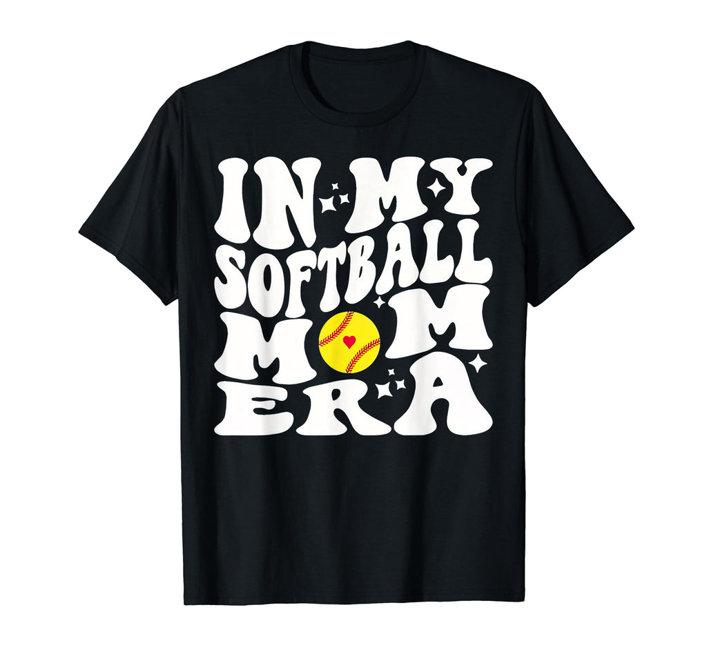 Groovy My Softball Mom Era Mom Life T-Shirt - Custom Art Print Men Women - T-Shirt, Sweatshirt, Hoodie