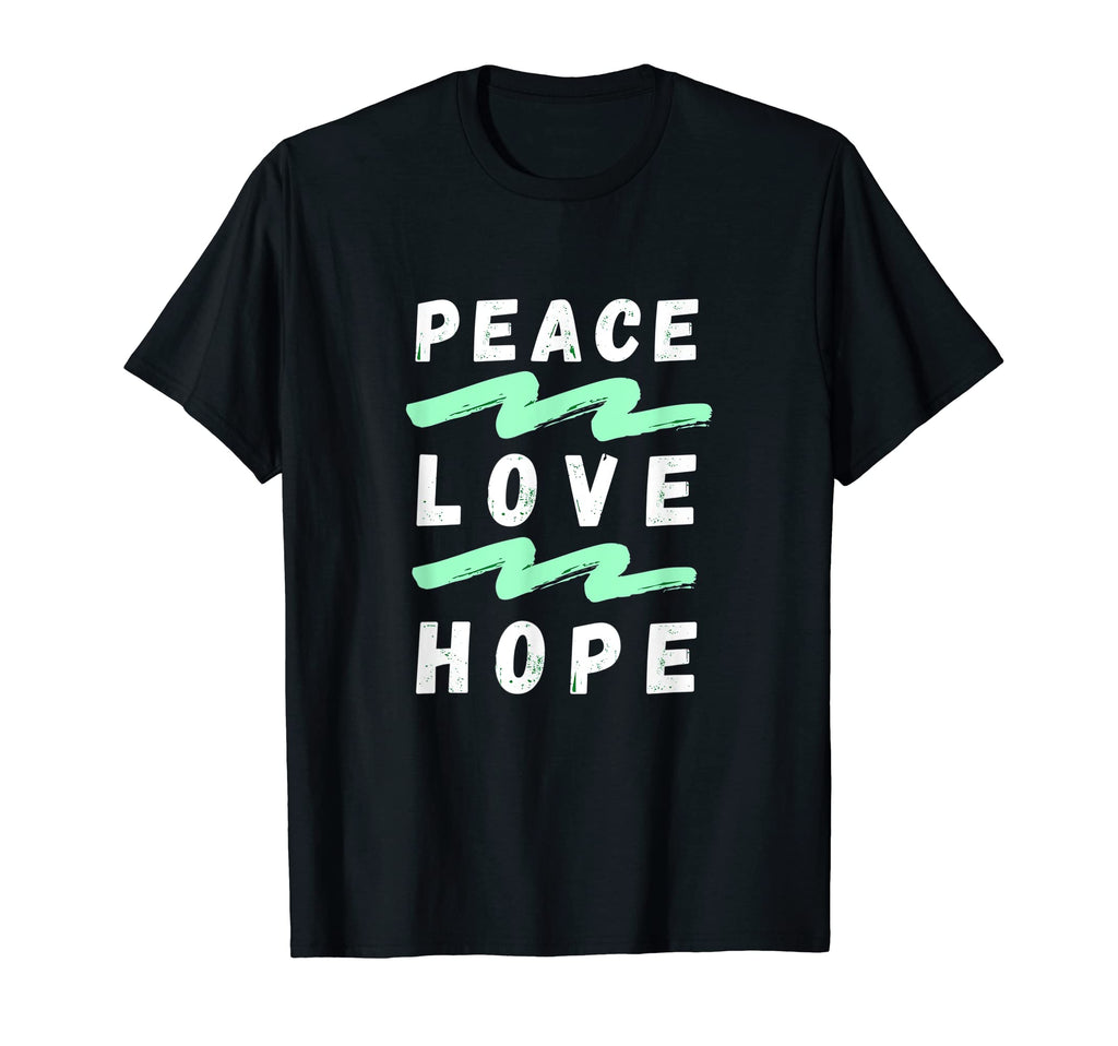Peace Love Hope Peaceful World Funny Sweatshirt - Novelty Apparel Men Women - T-Shirt, Sweatshirt, Hoodie