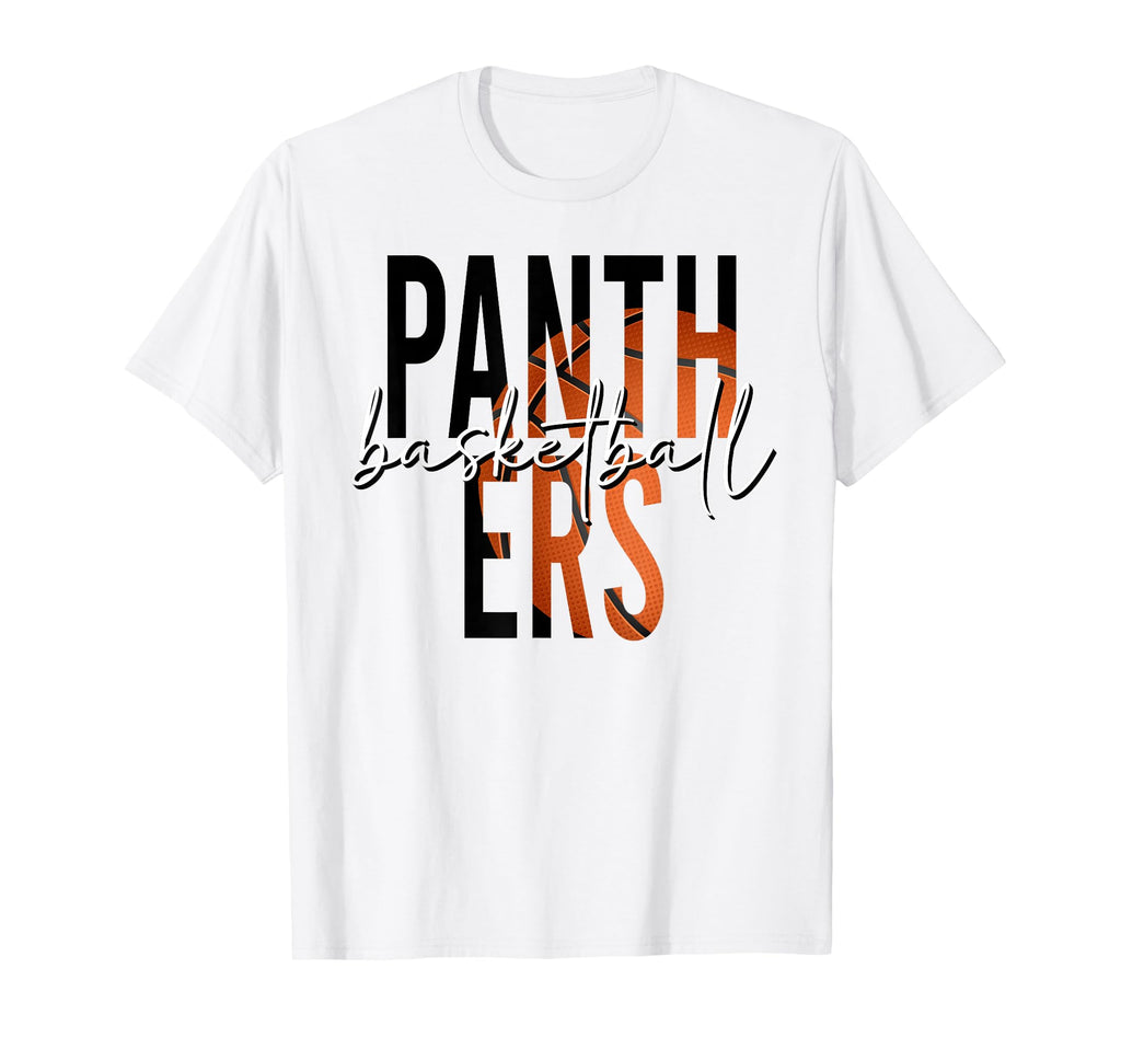 Panthers Basketball Mascot Sports T-Shirt - Casual Everyday Wear Men Women - T-Shirt, Sweatshirt, Hoodie