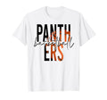 Panthers Basketball Mascot Sports T-Shirt - Casual Everyday Wear Men Women - T-Shirt, Sweatshirt, Hoodie