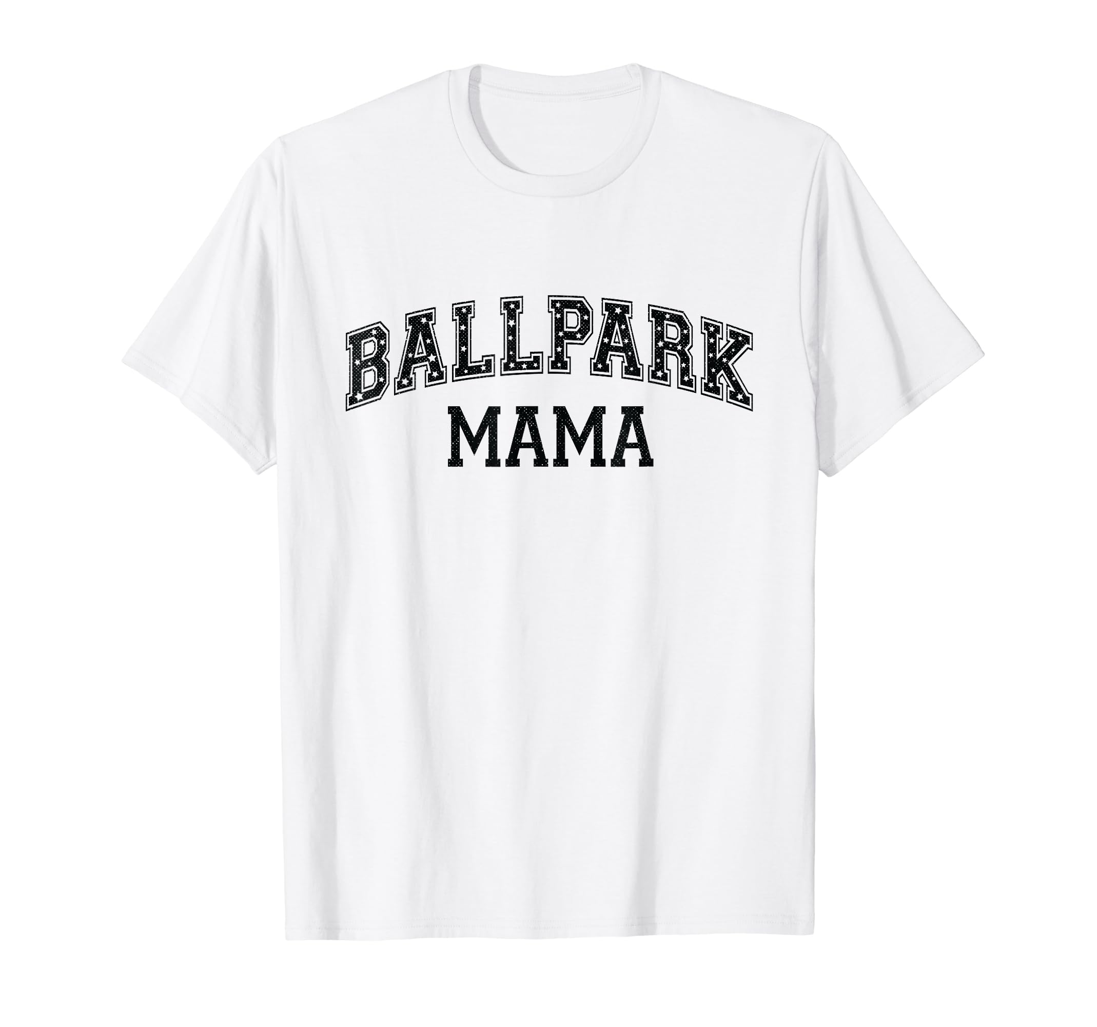 Ballpark Mama Funny Baseball Softball T-Shirt - Minimalist Print Men Women - T-Shirt, Sweatshirt, Hoodie