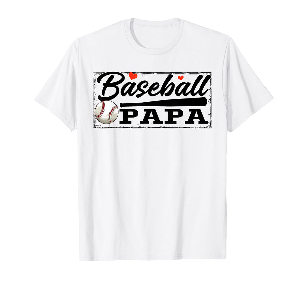 Baseball Papa Baseball Player Family T-Shirt - Unique Graphic for Adults - T-Shirt, Sweatshirt, Hoodie