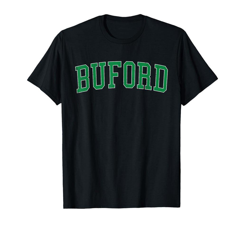Buford Ga Distressed Green Varsity T-Shirt - Streetwear Style Men Women - T-Shirt, Sweatshirt, Hoodie