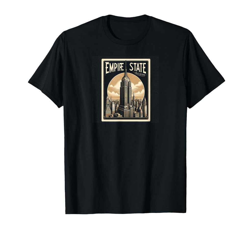 Empire State Postcard T-Shirt - Novelty Apparel Unisex - T-Shirt, Sweatshirt, Hoodie