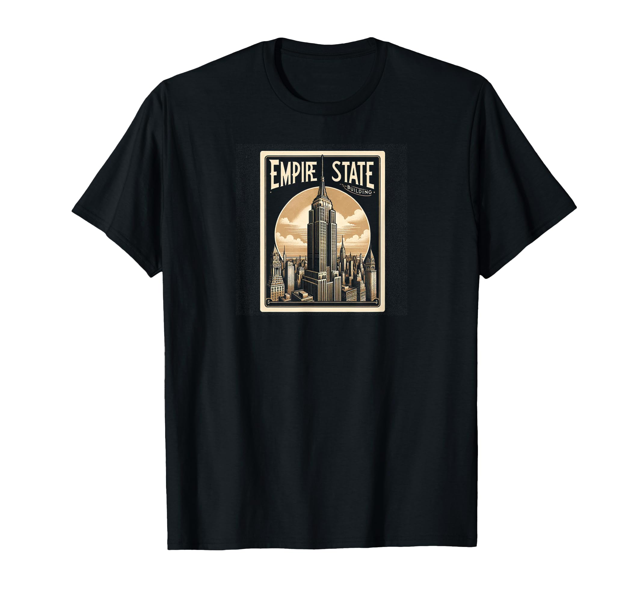 Empire State Postcard T-Shirt - Novelty Apparel Unisex - T-Shirt, Sweatshirt, Hoodie