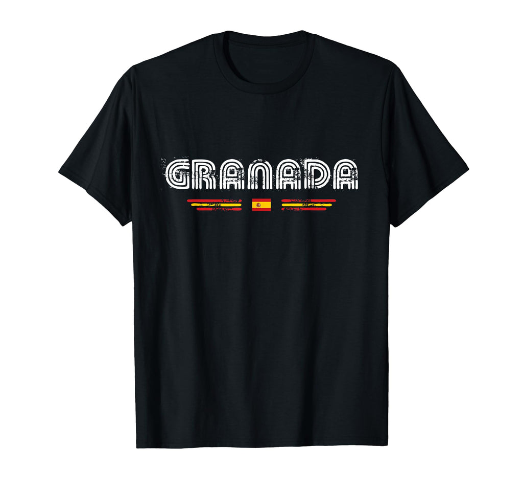 Granada Spain 70S 80S Type T-Shirt - Graphic Print for Adults - T-Shirt, Sweatshirt, Hoodie