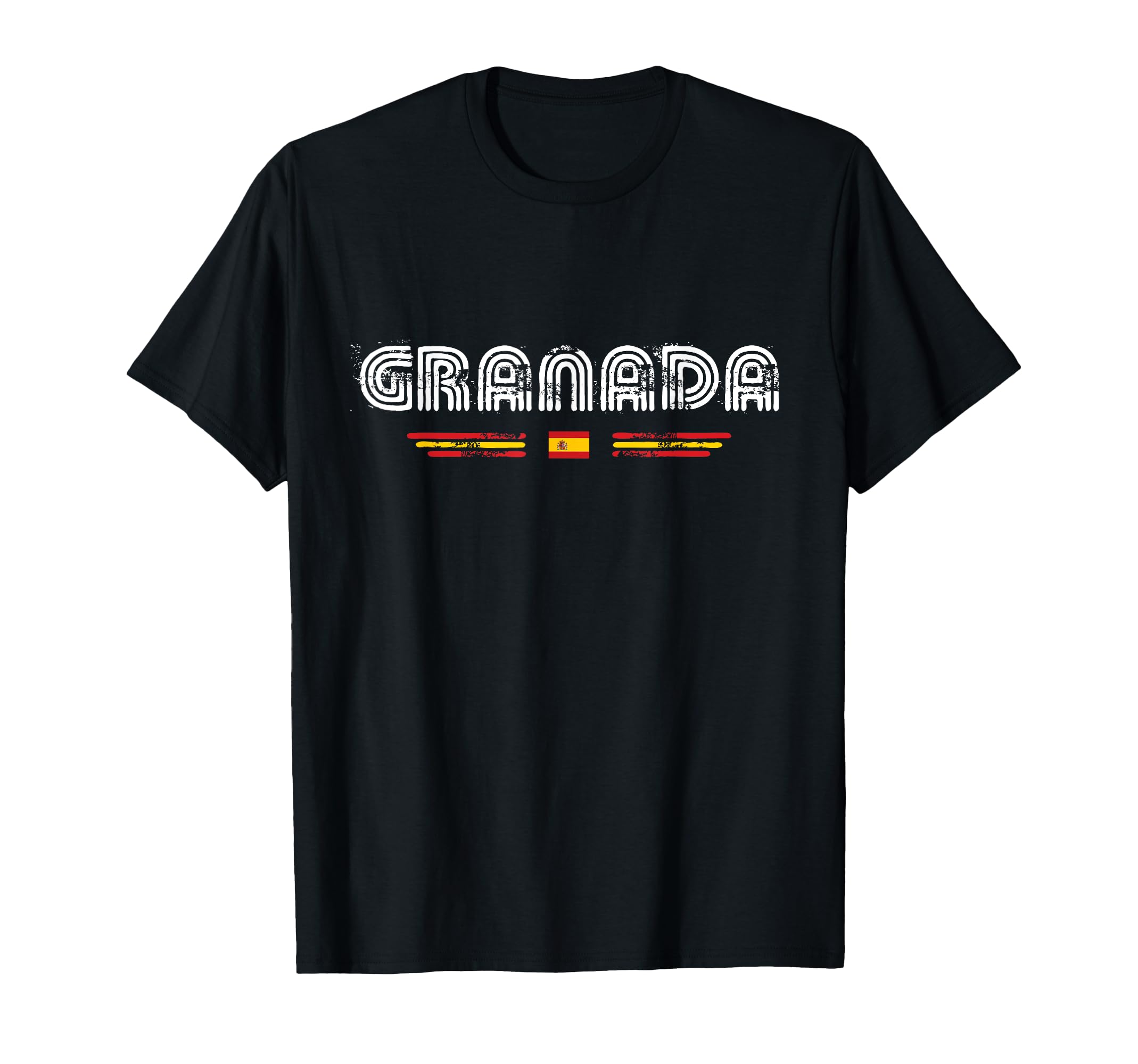Granada Spain 70S 80S Type T-Shirt - Graphic Print for Adults - T-Shirt, Sweatshirt, Hoodie