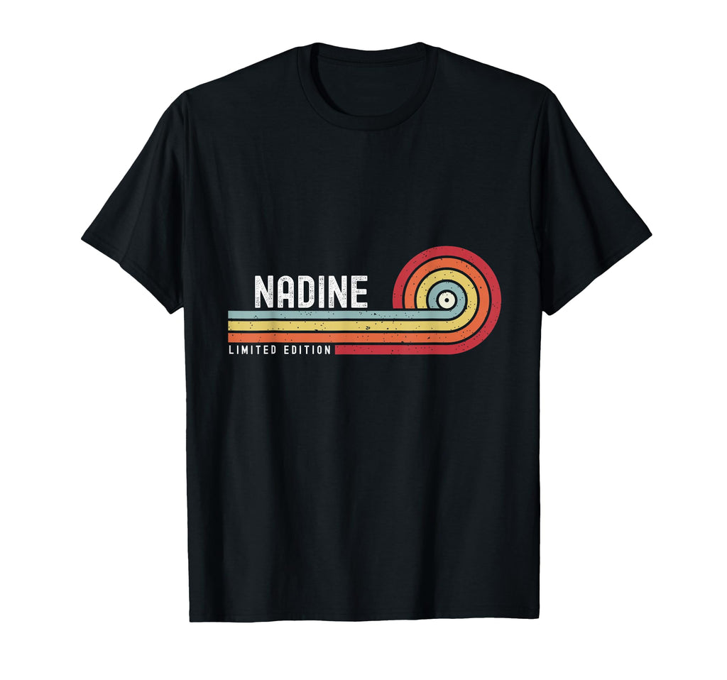 I Love Nadine Personalized Sunset T-Shirt - Minimalist Print for Adults - T-Shirt, Sweatshirt, Hoodie
