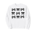 Coquette Bow Checked Flag Racing Car Sweatshirt - Streetwear Style Unisex - T-Shirt, Sweatshirt, Hoodie