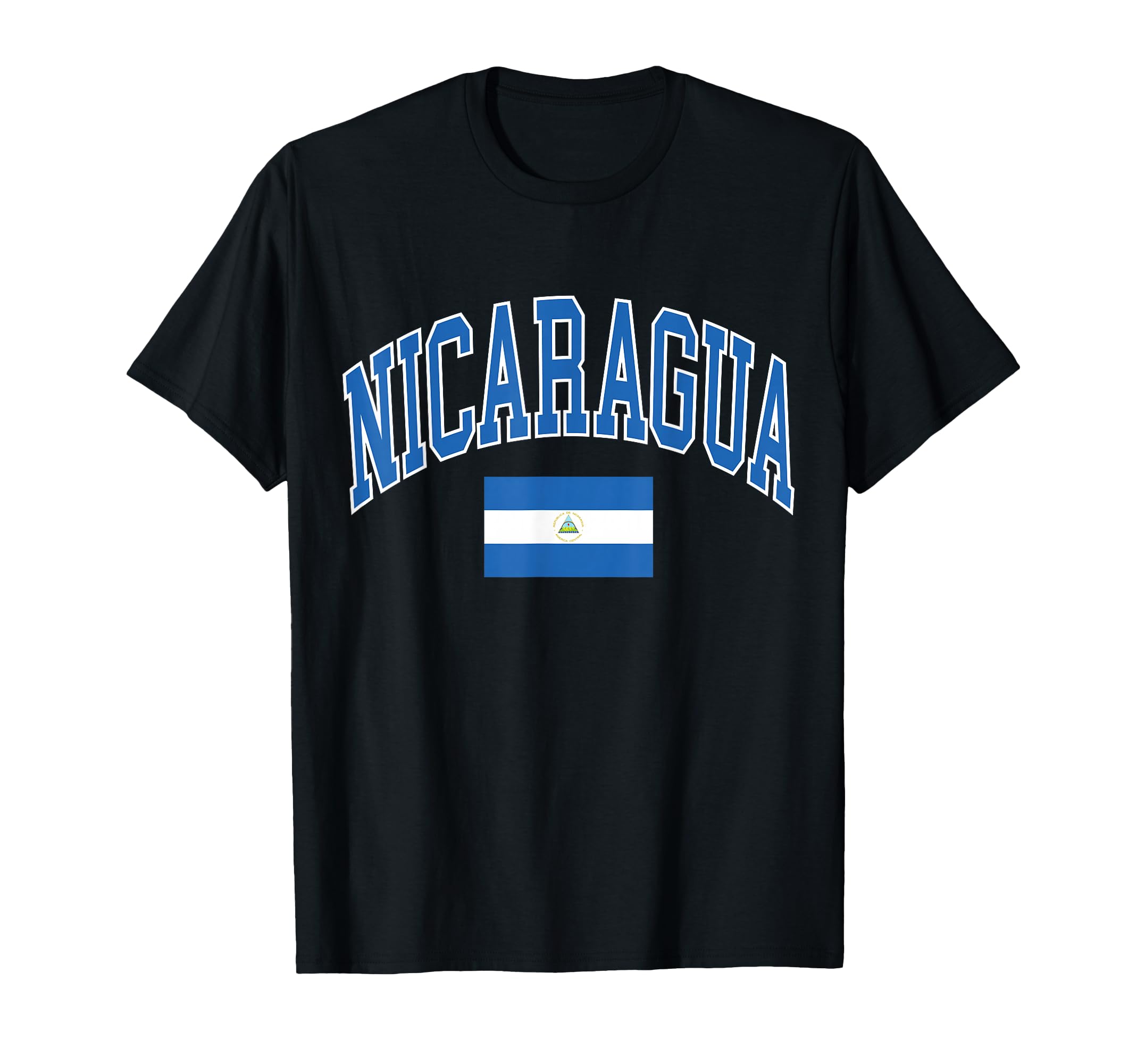 Nicaragua Flag T-Shirt - Streetwear Style Men Women - T-Shirt, Sweatshirt, Hoodie